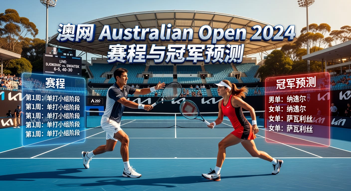 2026澳网 Australian Open 赛程赔率选手全解析