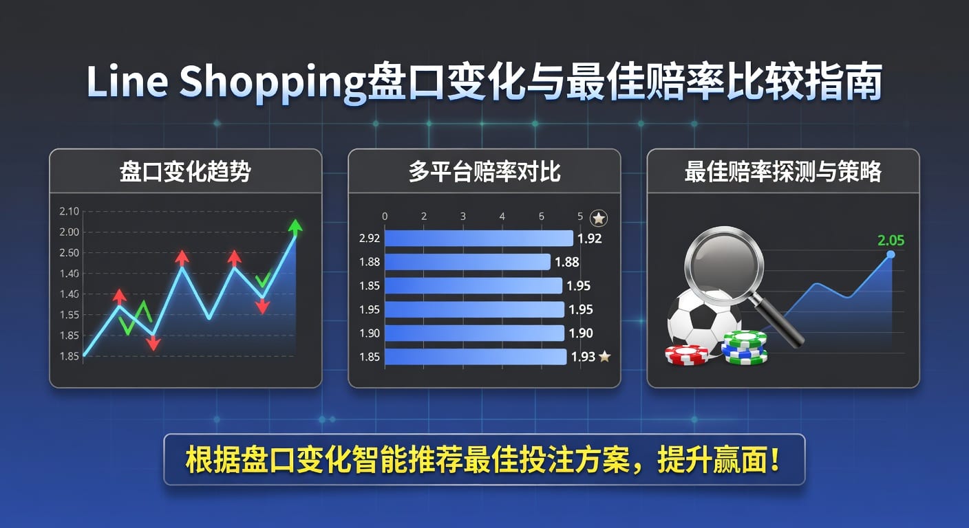line shopping 最佳赔率比较：提升体育博彩胜率技巧