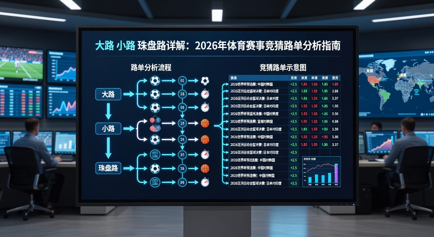 足球盘路：大路、小路、珠盘路解析，资深玩家实战指南2026