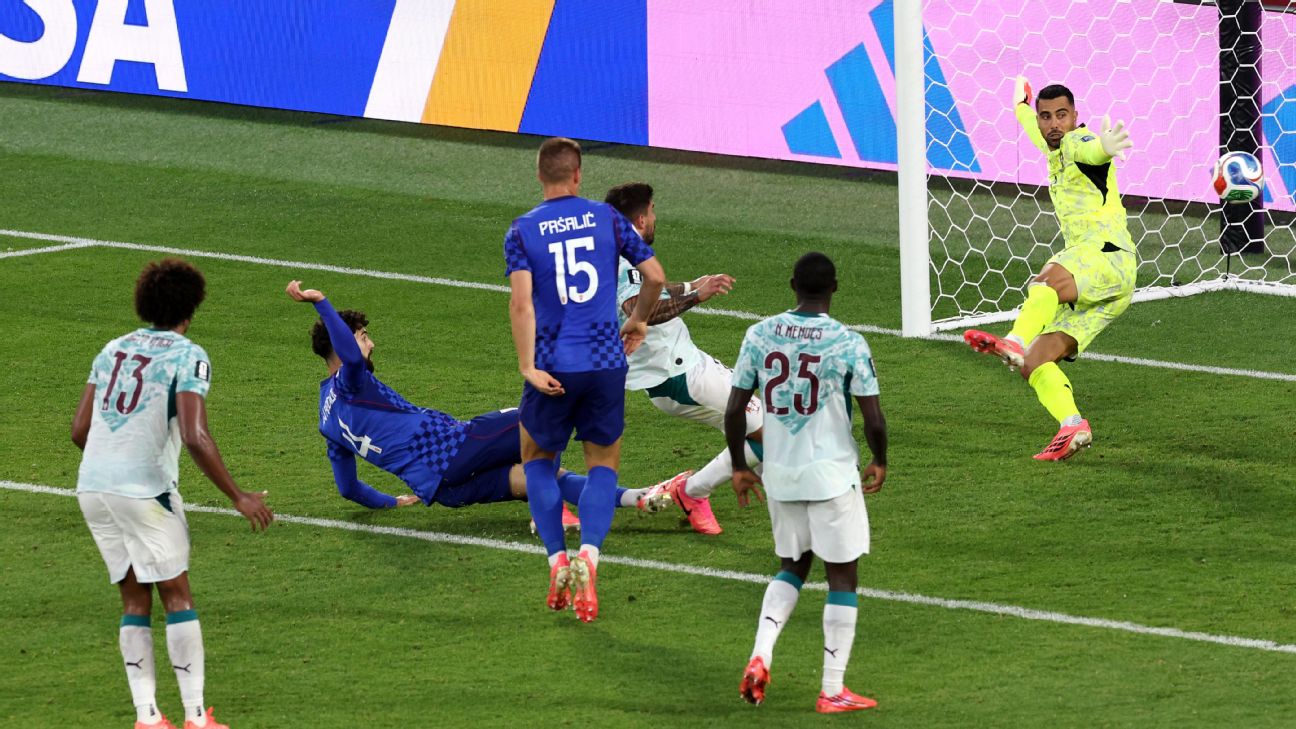 FIFA确认：世界杯球内技术判定克罗地亚进球无效
